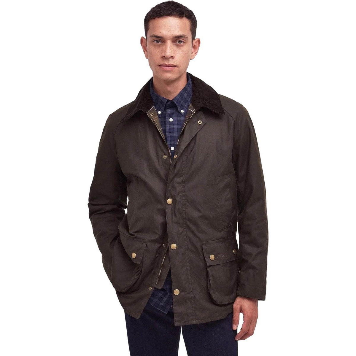 Giubbotti Uomo Barbour - Ashby Wax Jacket - Verde-Gianni Foti