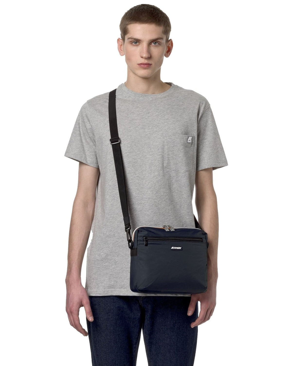 Borse a tracolla Unisex K-Way - Moire - Blu