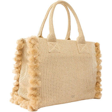 Borse a spalla Donna Pinko - Beach Shopper Rafia - Beige di Pinko su Gianni Foti