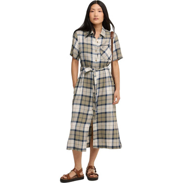 Vestiti casual Donna Barbour - Fern Midi Dress - Blu di Barbour su Gianni Foti