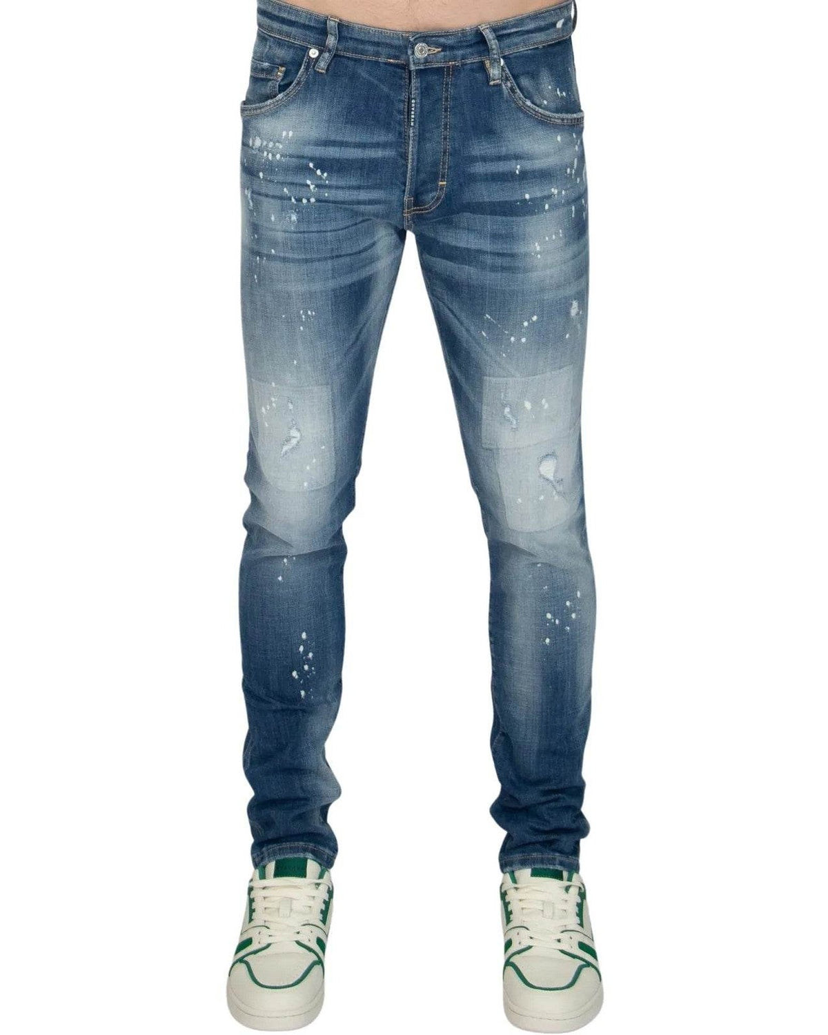 Jeans Uomo My Brand - Daytime sky Blue Distressed Jeans - Blu