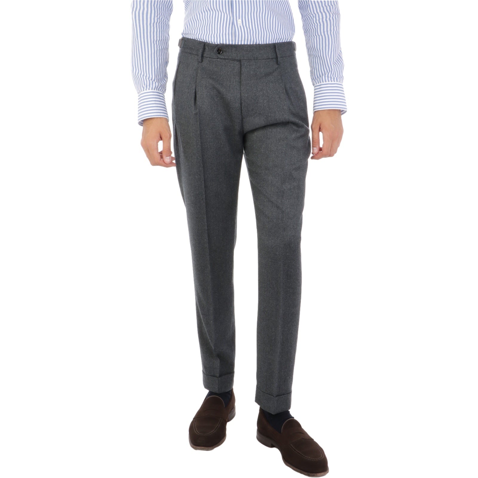 Pantaloni Uomo Berwich - Pantalone Relaxed Fit - Nero