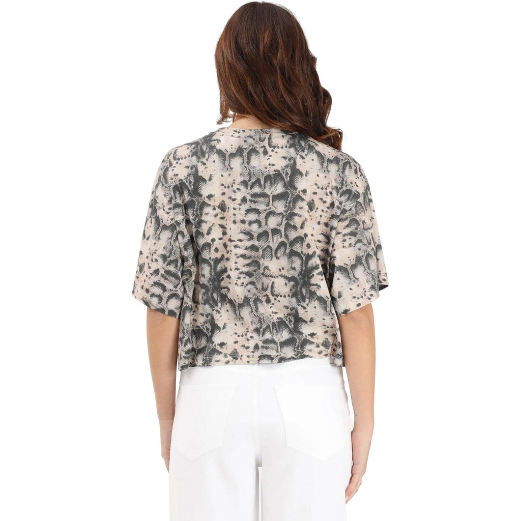 T-shirt Donna Pinko - Terni T-Shirt Jersey Snake Ric - Beige