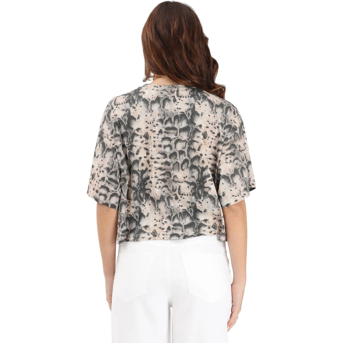 T-shirt Donna Pinko - Terni T-Shirt Jersey Snake Ric - Beige
