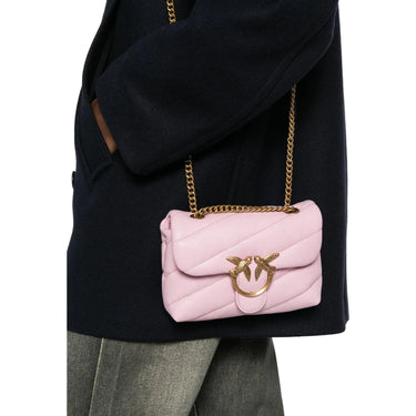 Borse a spalla Donna Pinko - Love Baby Puff C Sheep Nappa - Rosa
