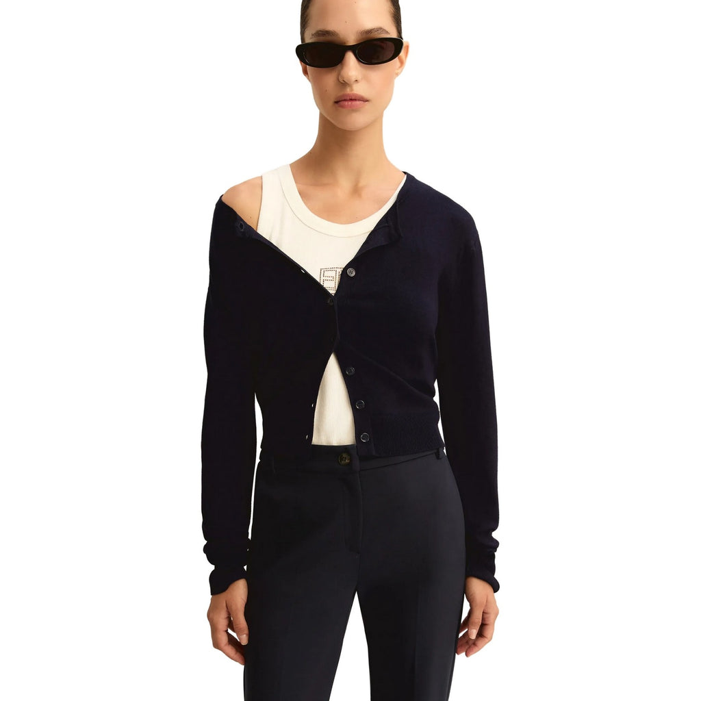 Pantaloni Donna Emme - Pantalone in jersey - Blu-Gianni Foti