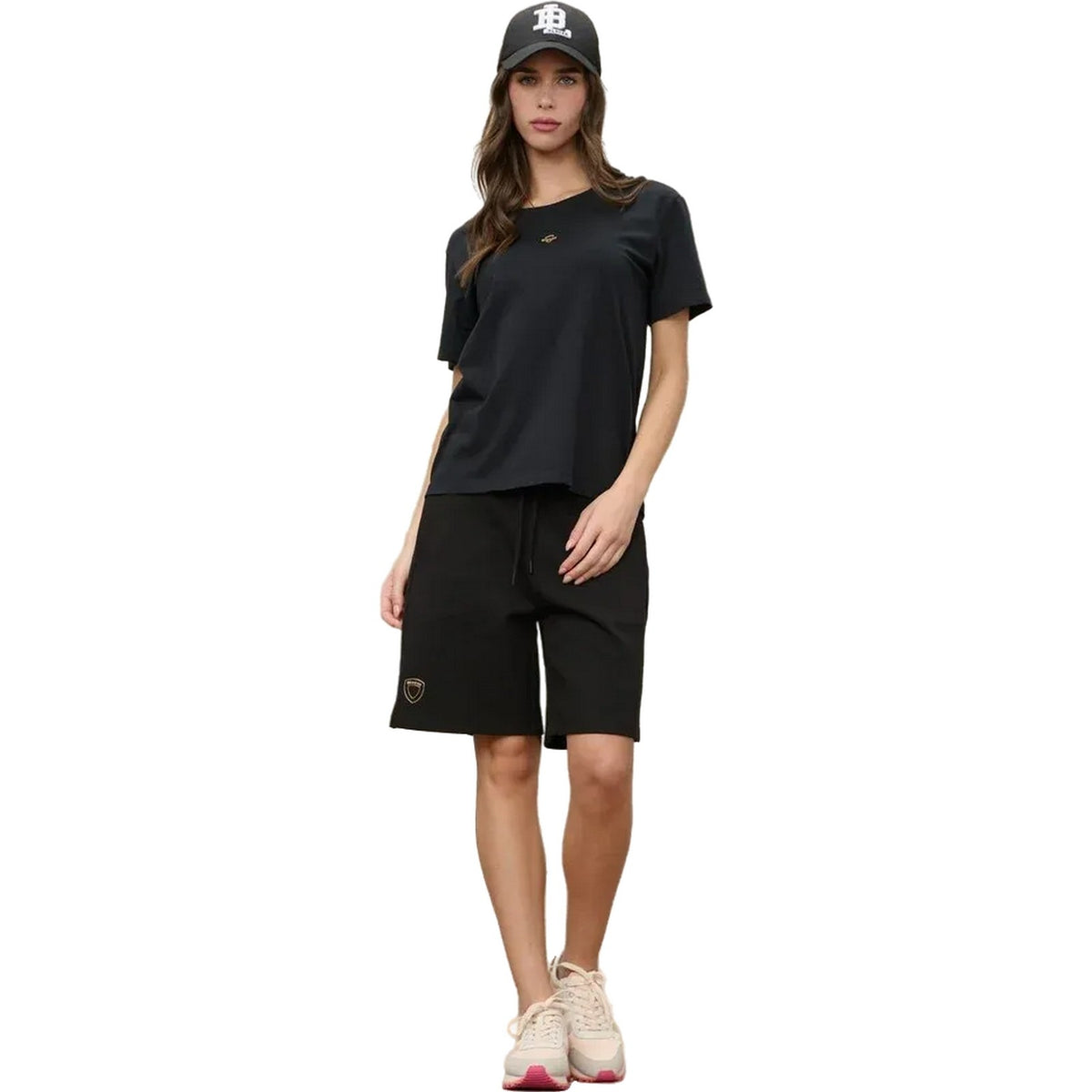 T-shirt Donna Blauer - Pumpies - Nero-Gianni Foti