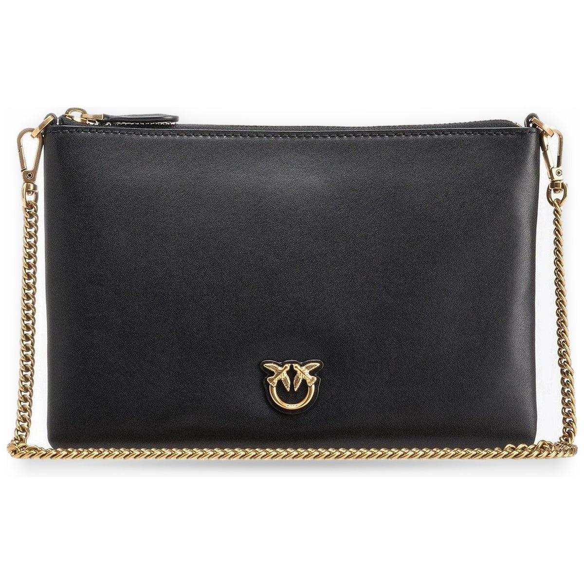 Pochette e Clutch Donna Pinko - Flat Classic Vitello Seta - Nero