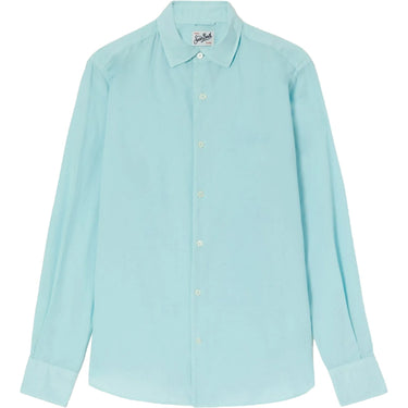 T-shirt Uomo Mc2 Saint Barth - Cotton Voile Shirt - Verde