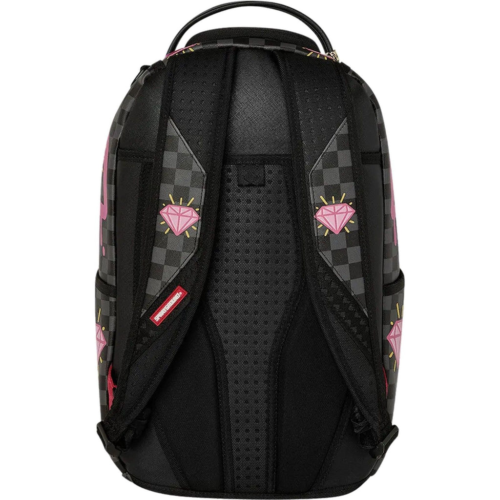 Zaini Casual Unisex Sprayground - Pink Panther Drippy Diamonds Dlxsv Backpack - Rosa