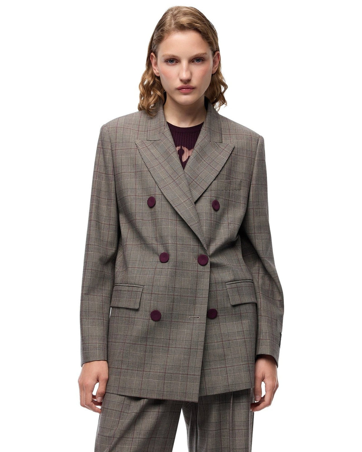 Giacche Donna Pinko - New Guinea Giacca Misto Lana T - Grigio/Marrone