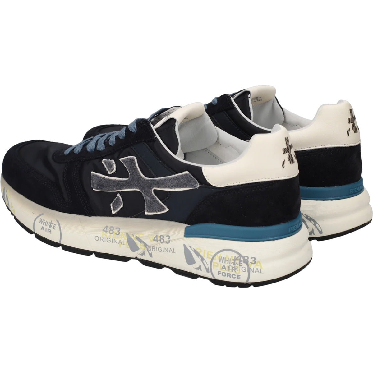 Sneaker Uomo Premiata - Mick - Blu-Gianni Foti