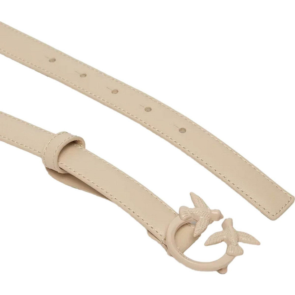 Cinture Donna Pinko - Love Berry H3 Belt Vit.seta Bl - Beige