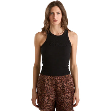 Canotte e top Donna Mc2 Saint Barth - Woman Rib Tank Top - Nero