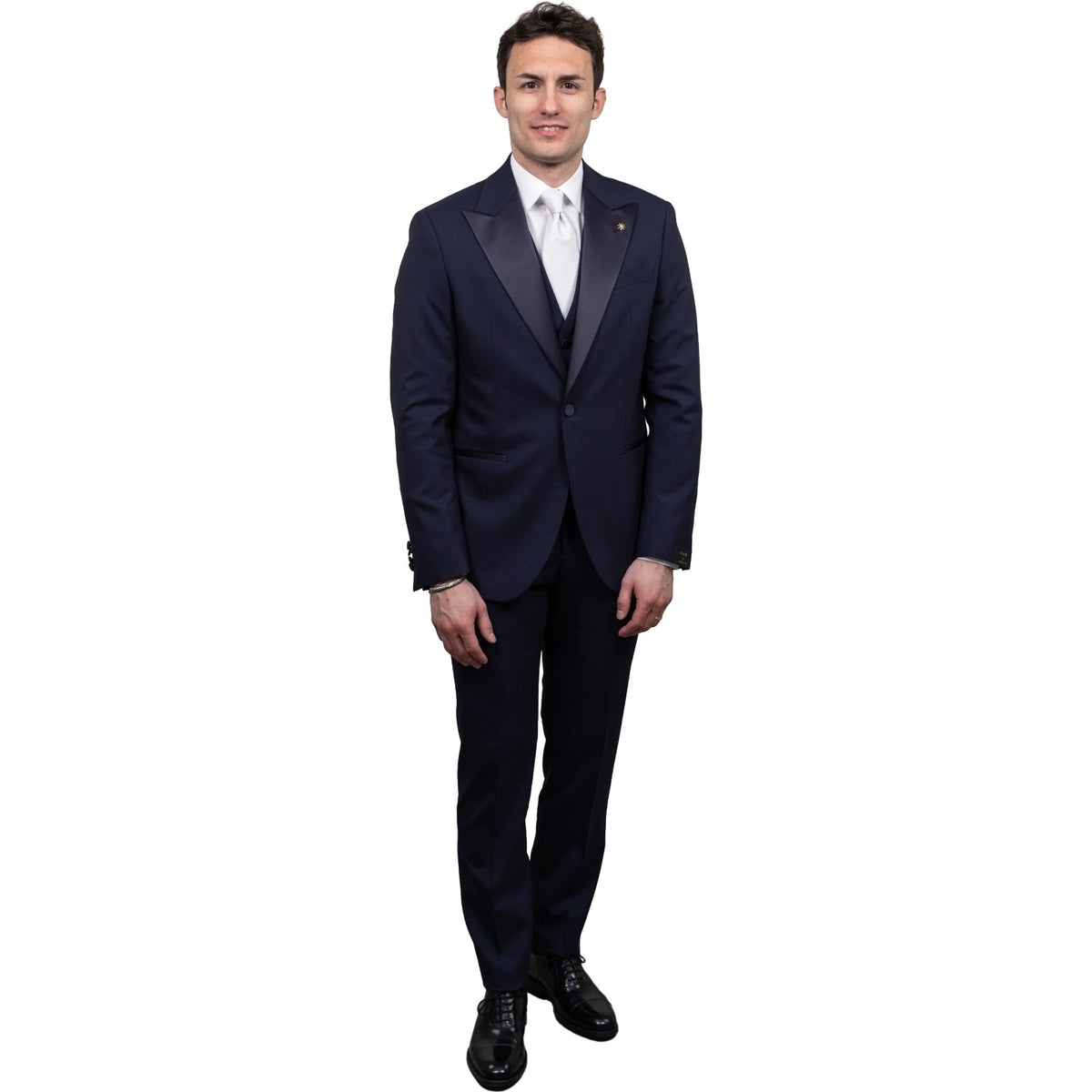 Abiti Uomo Manuel Ritz - Abito Con Gilet - Blu-Gianni Foti