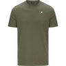 T-shirt Uomo K-Way - Odom Jersey - Verde-Gianni Foti