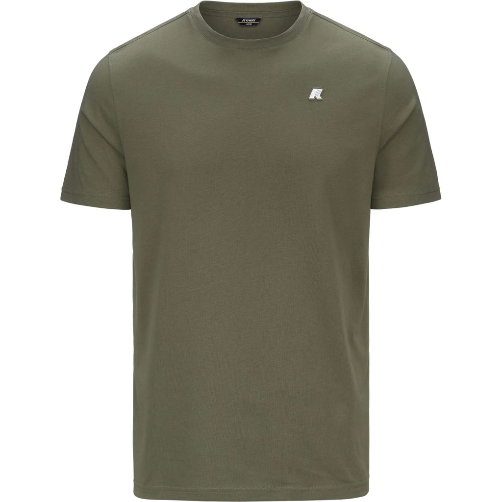 T-shirt Uomo K-Way - Odom Jersey - Verde-Gianni Foti