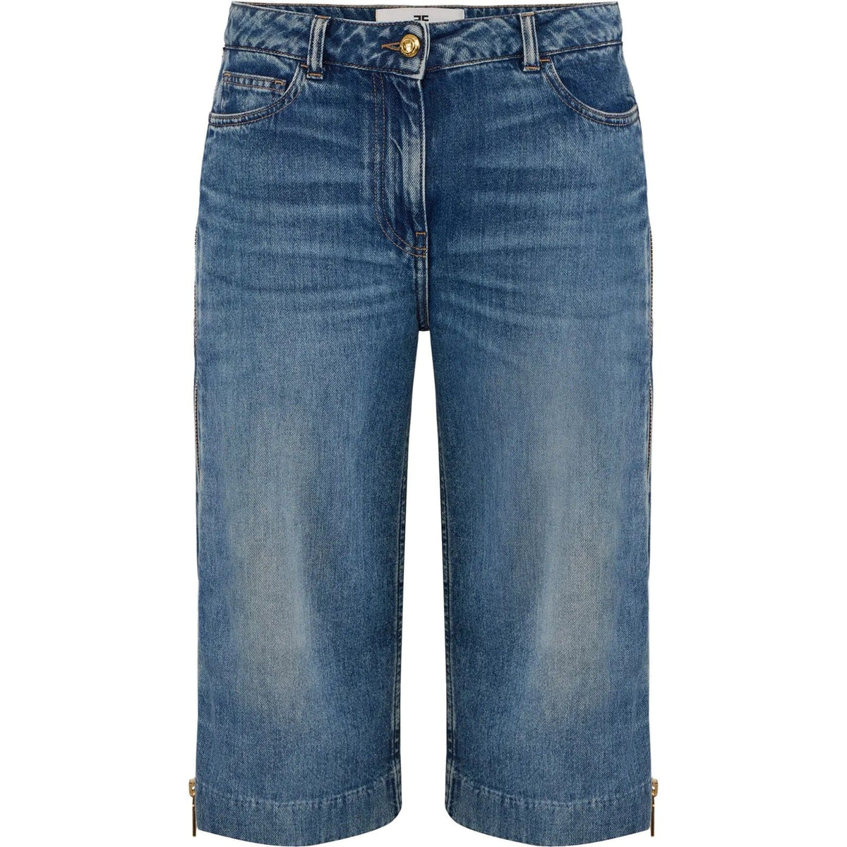 Pantaloni Donna Elisabetta Franchi - Pantalone mod. jeans - Blu