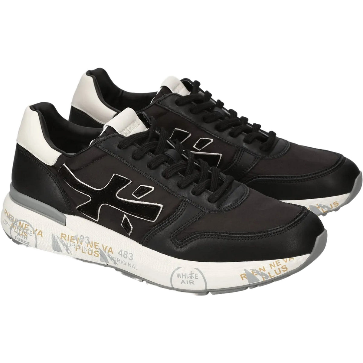 Sneaker Uomo Premiata - Mick - Nero-Gianni Foti