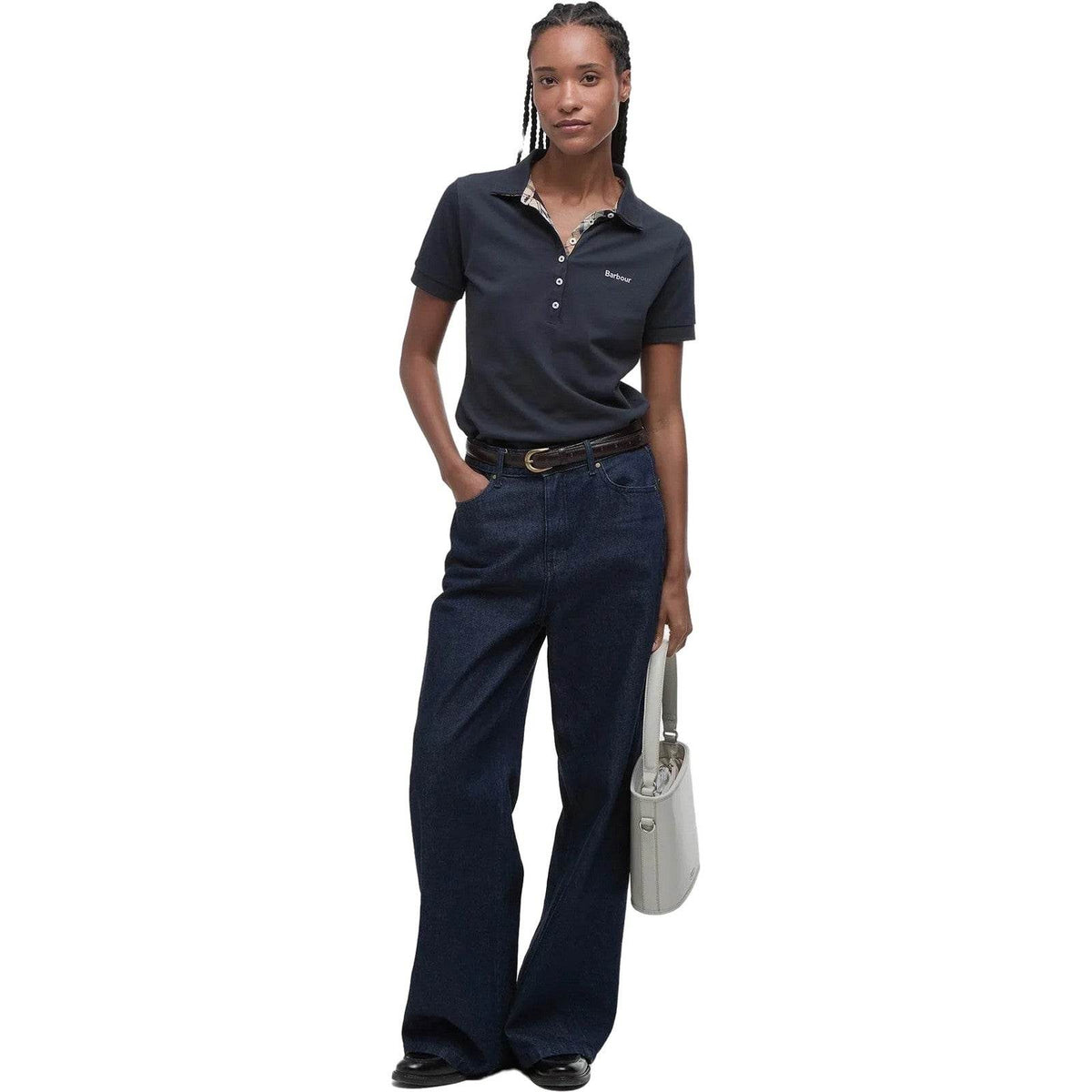 Canotte e top Donna Barbour - Portsdown Top - Blu-Gianni Foti