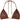 Reggiseni Donna Mc2 Saint Barth - Woman Thin Triangol Top - Marrone - Gianni Foti