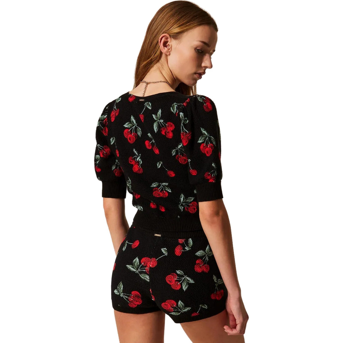 Maglie Donna Twinset - Maglia M/C Stampata - Rosso-Gianni Foti