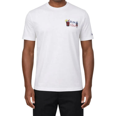 T-shirt Uomo Mc2 Saint Barth - T-Shirt With Embroidery - Bianco di Mc2 Saint Barth su Gianni Foti