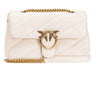 Borse a spalla Donna Pinko - Love Classic Puff Cl Sheep Nap - Bianco