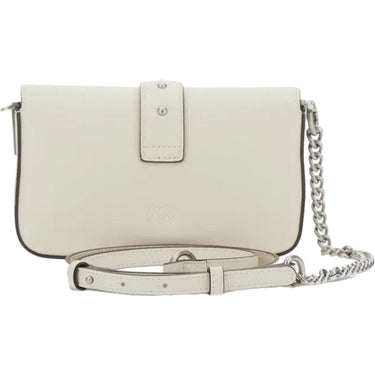 Borse a spalla Donna Pinko - Love One Slouchy Baby Vitello - Bianco