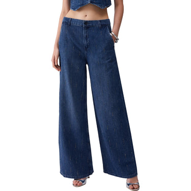 Pantaloni Donna Liu Jo - Pantalone denim - Blu-Gianni Foti