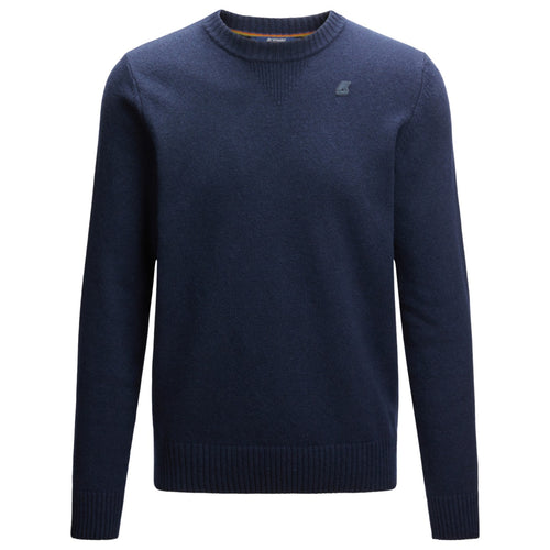 Felpe con cappuccio Uomo K-Way - Sebastien Lambswool - Blu