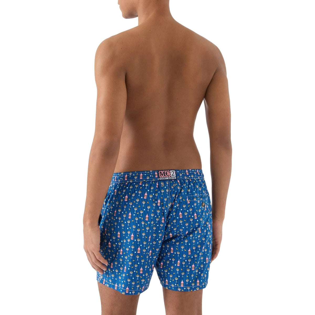 Pantaloncini e calzoncini Uomo Mc2 Saint Barth - Ultralight Stretch Swim Short - Azzurro