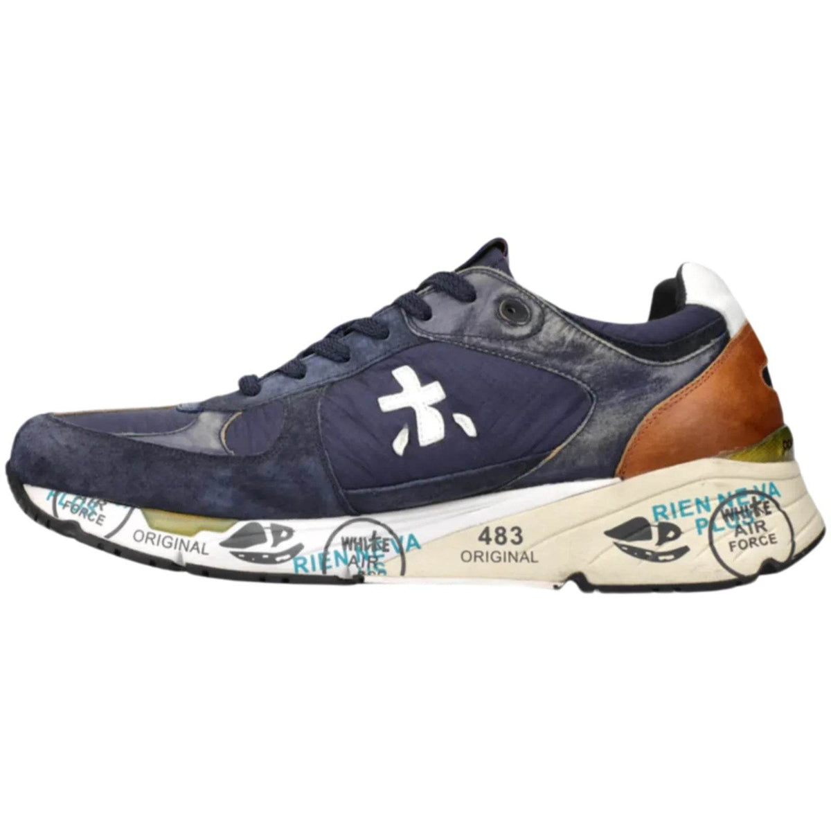 Sneaker Uomo Premiata - Mase - Blu-Gianni Foti