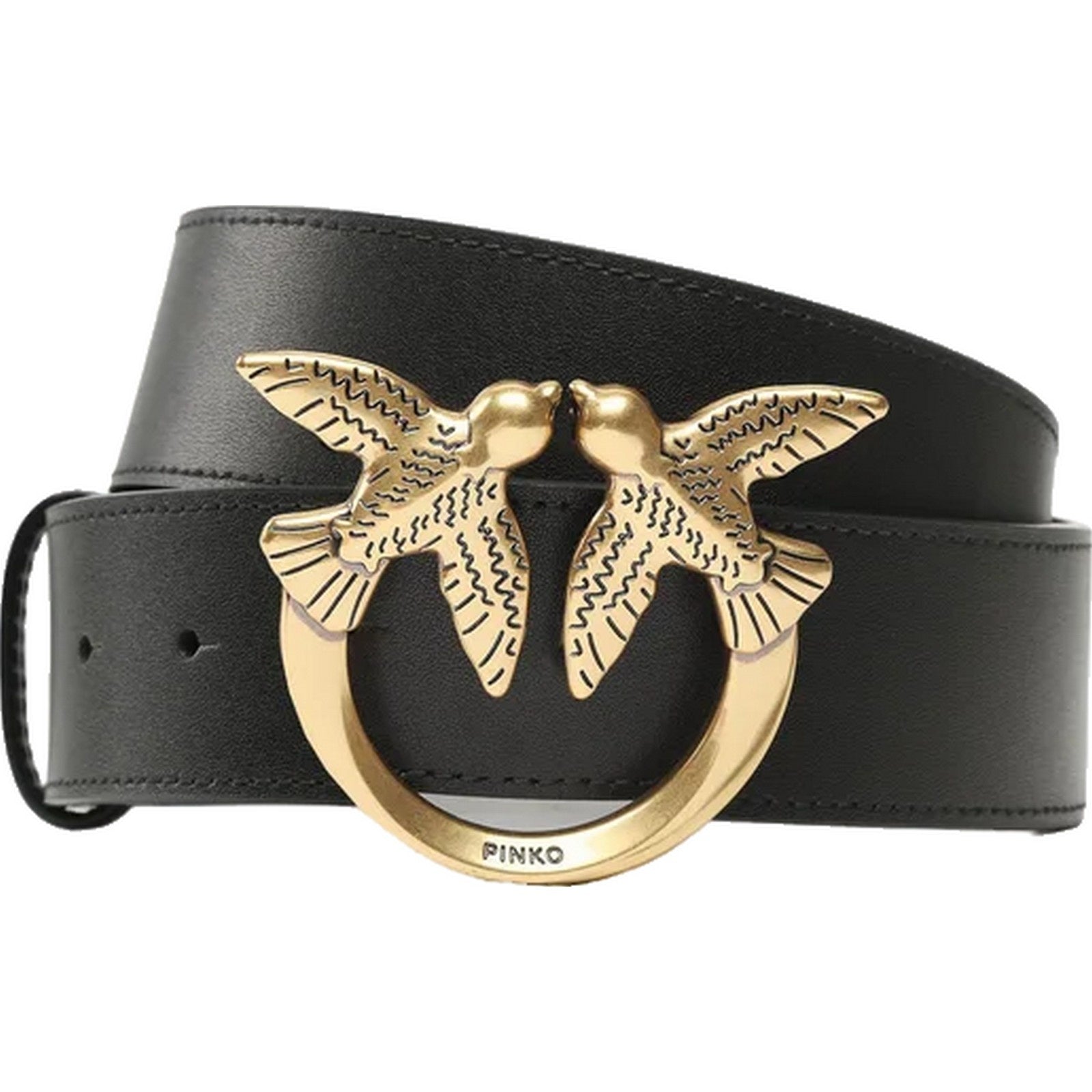 Cinture Donna Pinko - Love Berry H4 Belt Vitello Set - Nero