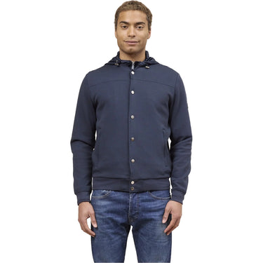 Giubbini Uomo Heskimo - Bomber Capp Staccabie Supima C - Blu di Heskimo su Gianni Foti