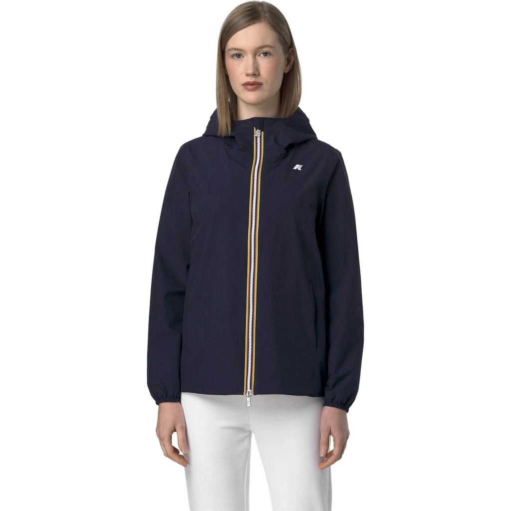 Giubbotti Donna K-Way - Marguerite Stretch Poly Jersey - Blu