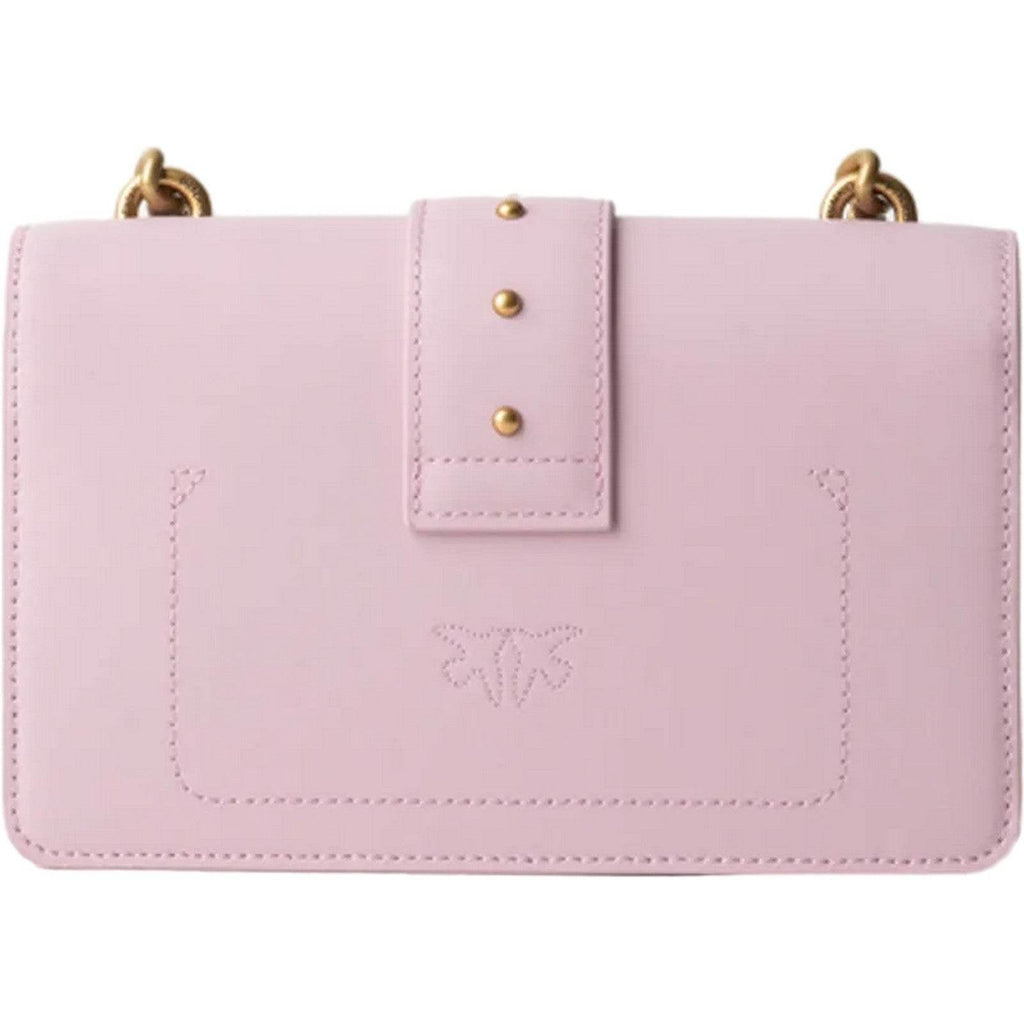 Borse a spalla Donna Pinko - Love One Mini Cl Vitello Seta - Viola
