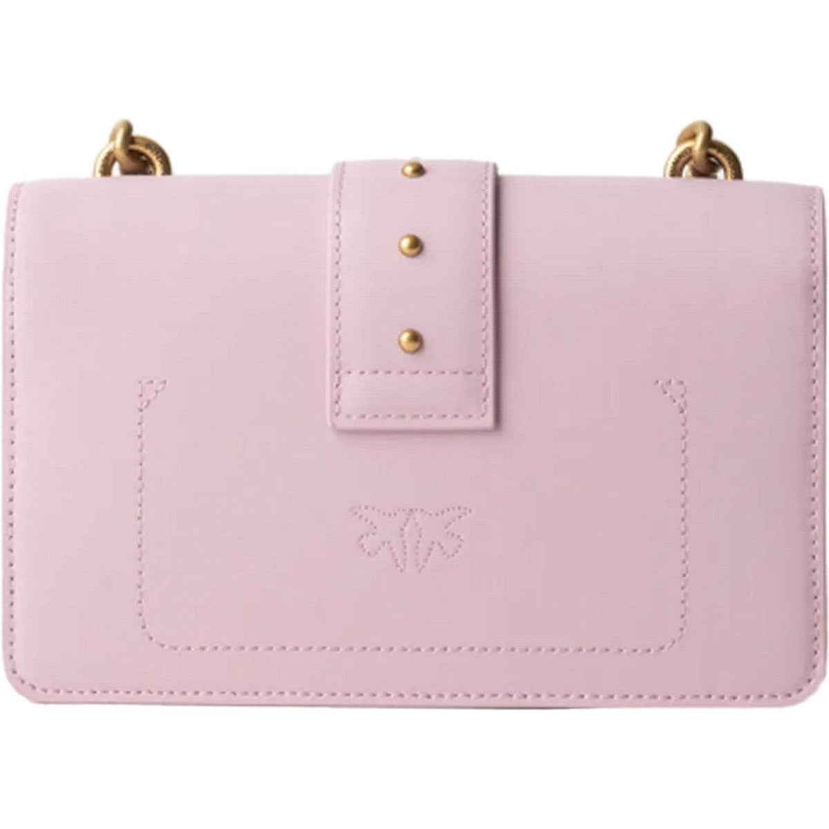 Borse a spalla Donna Pinko - Love One Mini Cl Vitello Seta - Viola