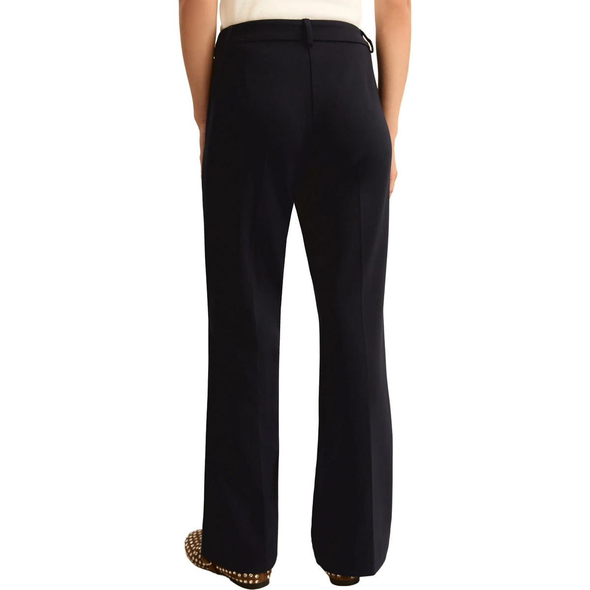 Pantaloni Donna Emme - Pantalone in jersey - Blu-Gianni Foti
