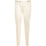 Pantaloni Uomo Berwich - Pantalone morello - Bianco-Gianni Foti