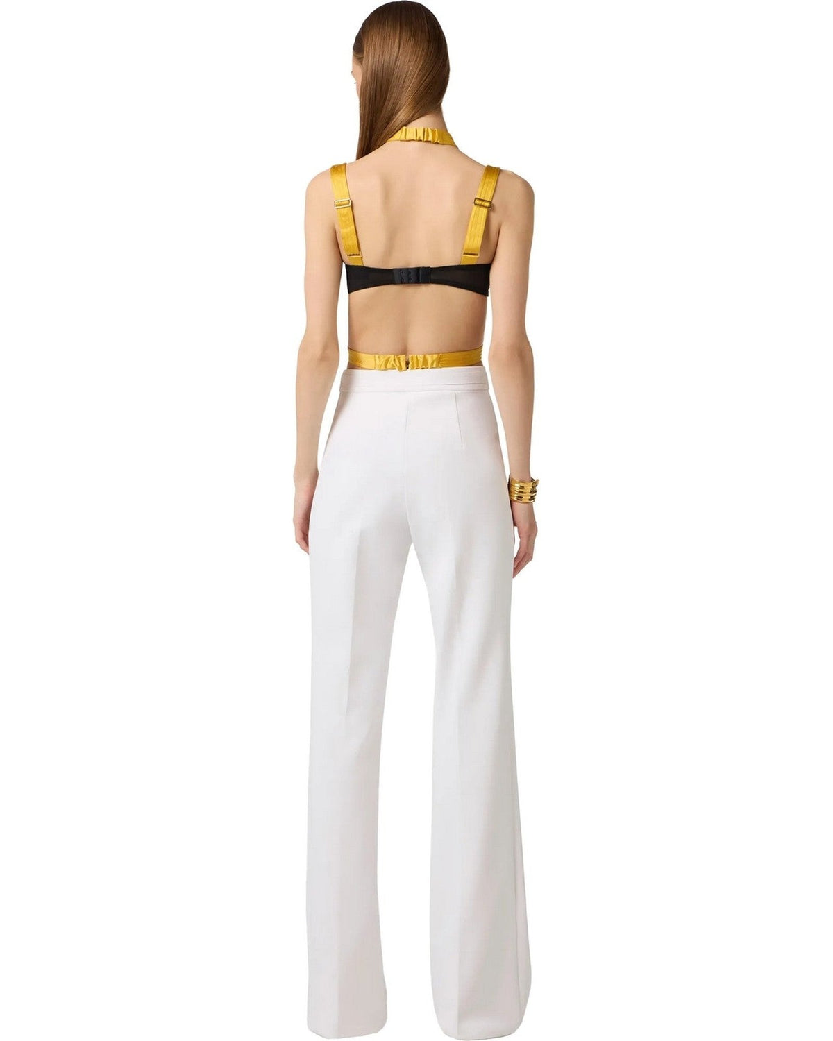 Pantaloni Donna Elisabetta Franchi - Pantalone - Avorio