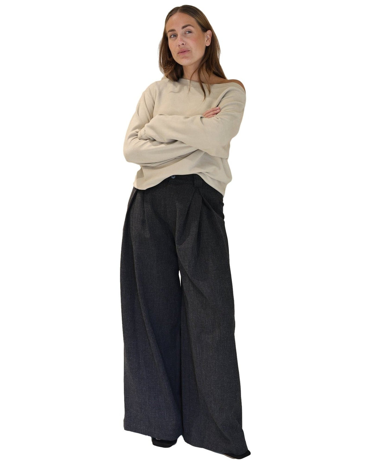 Pantaloni Donna Eleh - Pantalone EFW260194 - Grigio