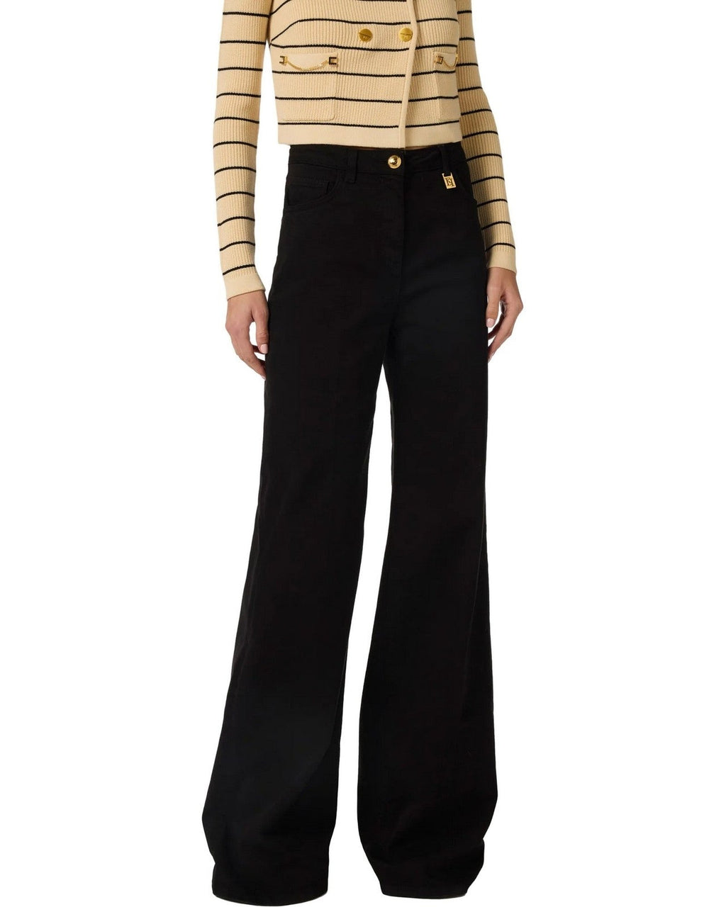 Pantaloni Donna Elisabetta Franchi - Pantalone mod. jeans - Nero