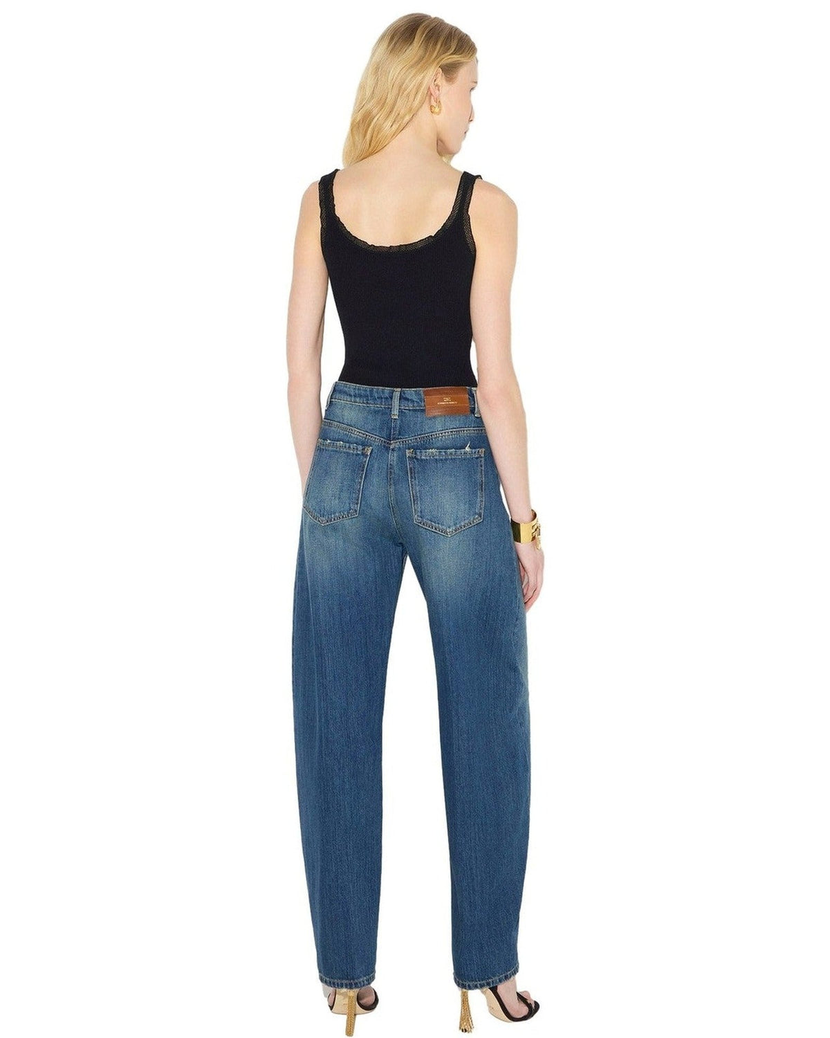 Jeans Donna Elisabetta Franchi - Pantalone mod. jeans PJ10D66E2 - Blu