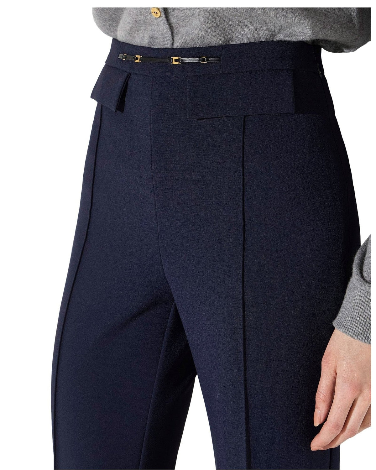 Pantaloni Donna Elisabetta Franchi - Pantalone PA19666E2 - Blu