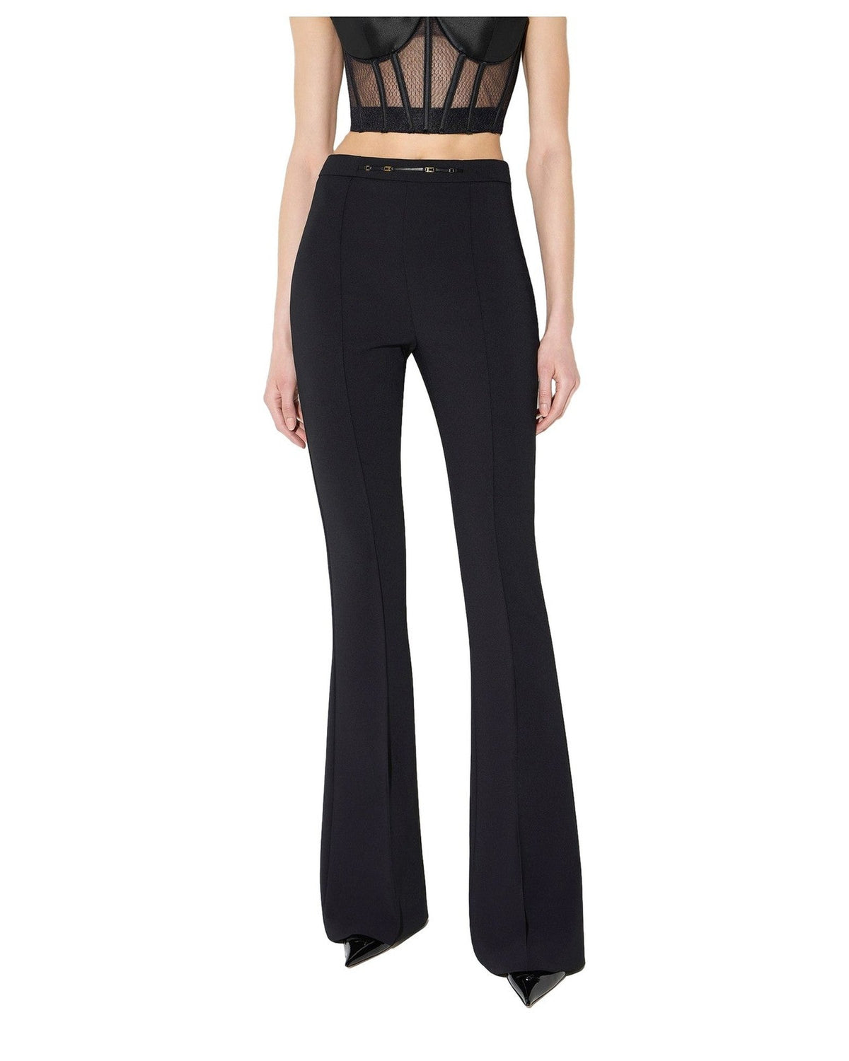Pantaloni Donna Elisabetta Franchi - Pantalone PA19766E2 - Nero