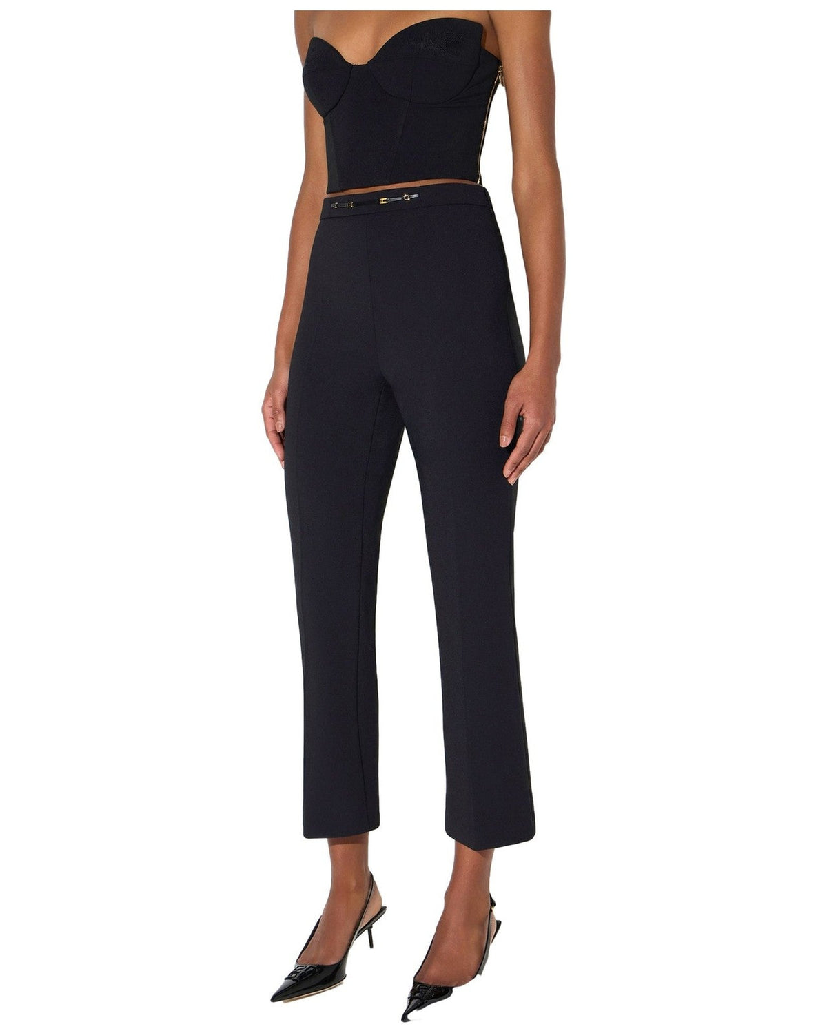 Pantaloni Donna Elisabetta Franchi - Pantalone PA19866E2 - Nero