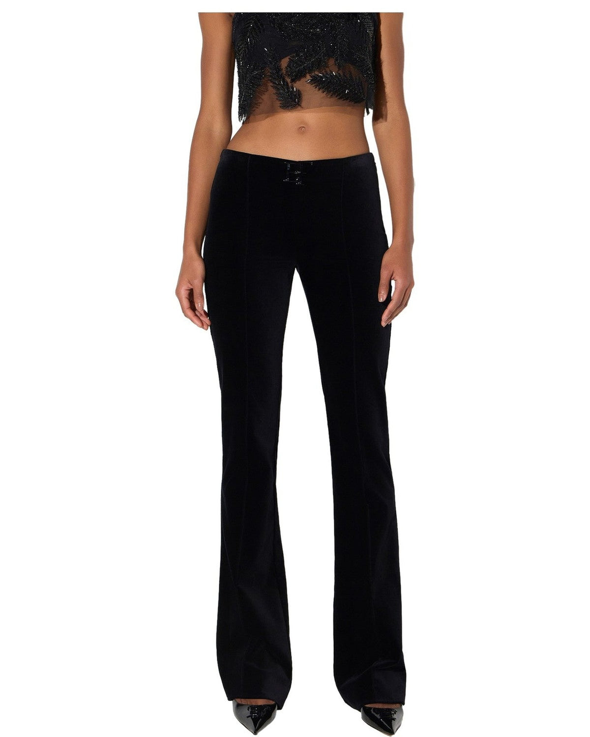 Pantaloni Donna Elisabetta Franchi - Pantalone PA22467E2 - Nero