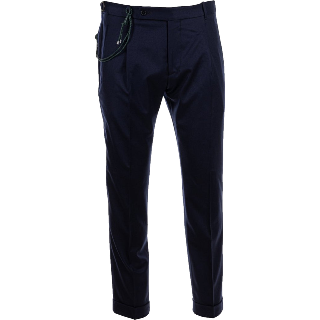 Pantaloni Uomo Berwich - Pantalone M5T19 - Blu Navy