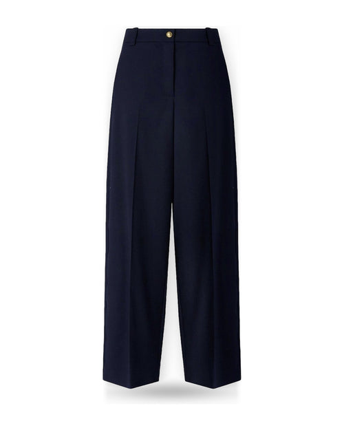 Pantaloni Donna Pinko - Balbino Pantalone Diagonale Mi - Blu